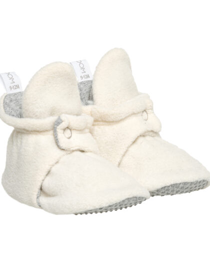Bebek Kaydırmaz Tabanlı Polar Patik Beyaz