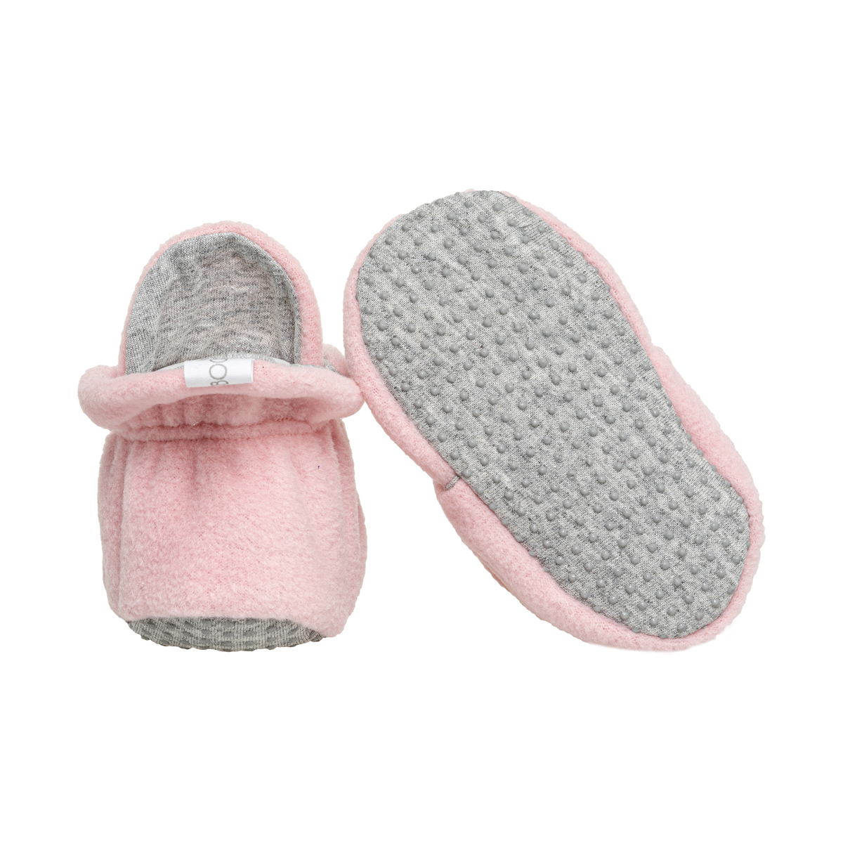 Bebek Kaydırmaz Tabanlı Polar Patik Pembe - Görsel 3
