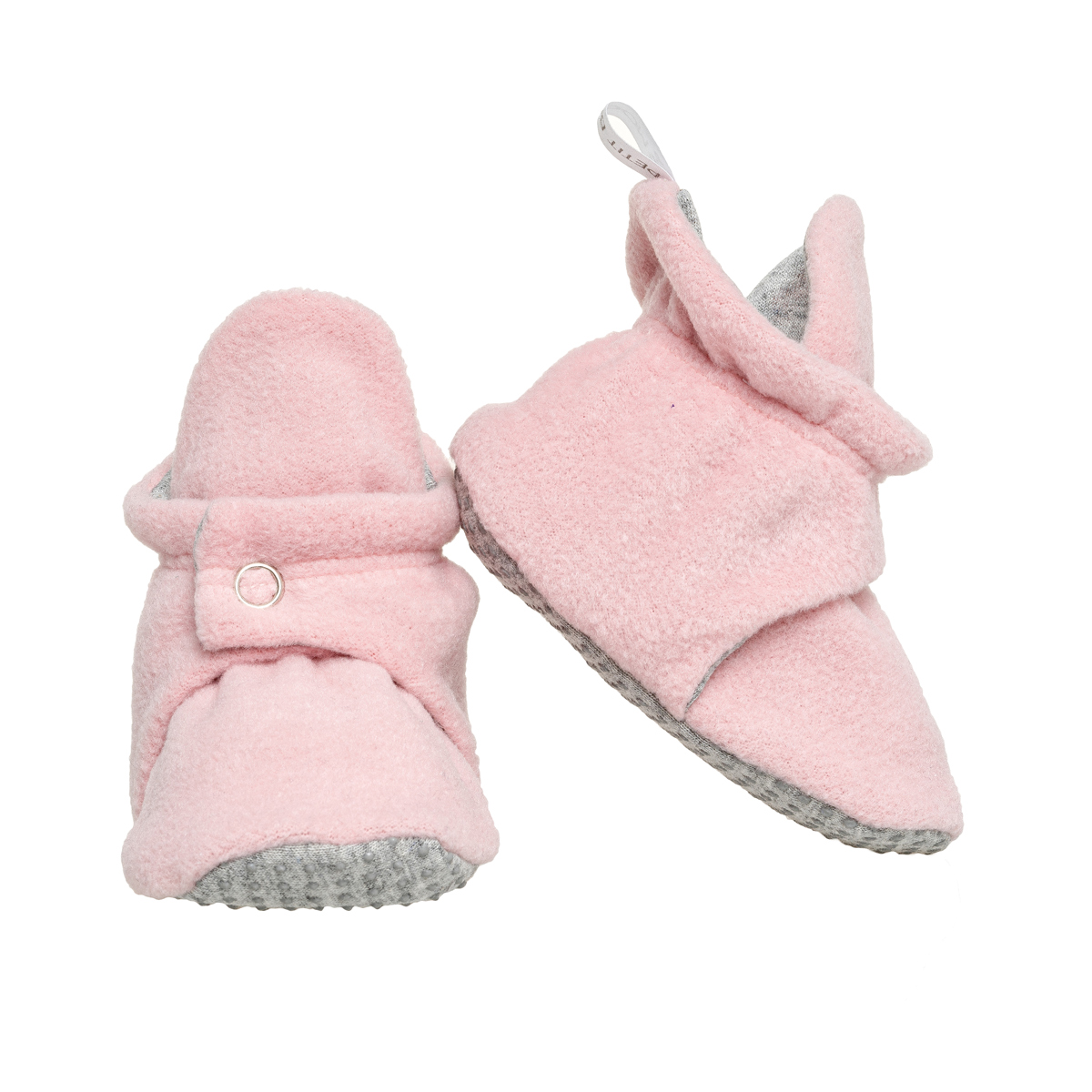 Bebek Kaydırmaz Tabanlı Polar Patik Pembe - Görsel 2