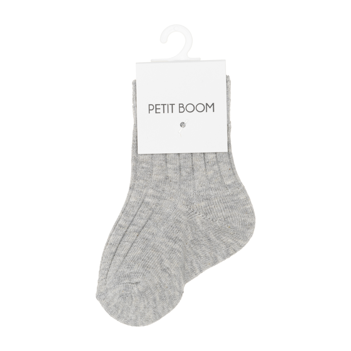Petit Boom Bebek Fitilli Çorap Gri